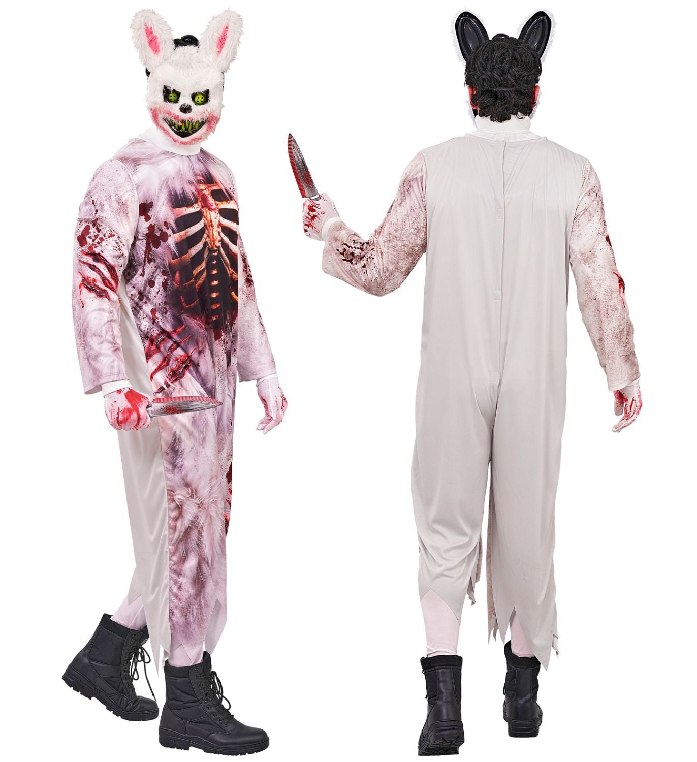 das-kost-mland-zombie-bunny-kost-m-herren-overall-maske image 2