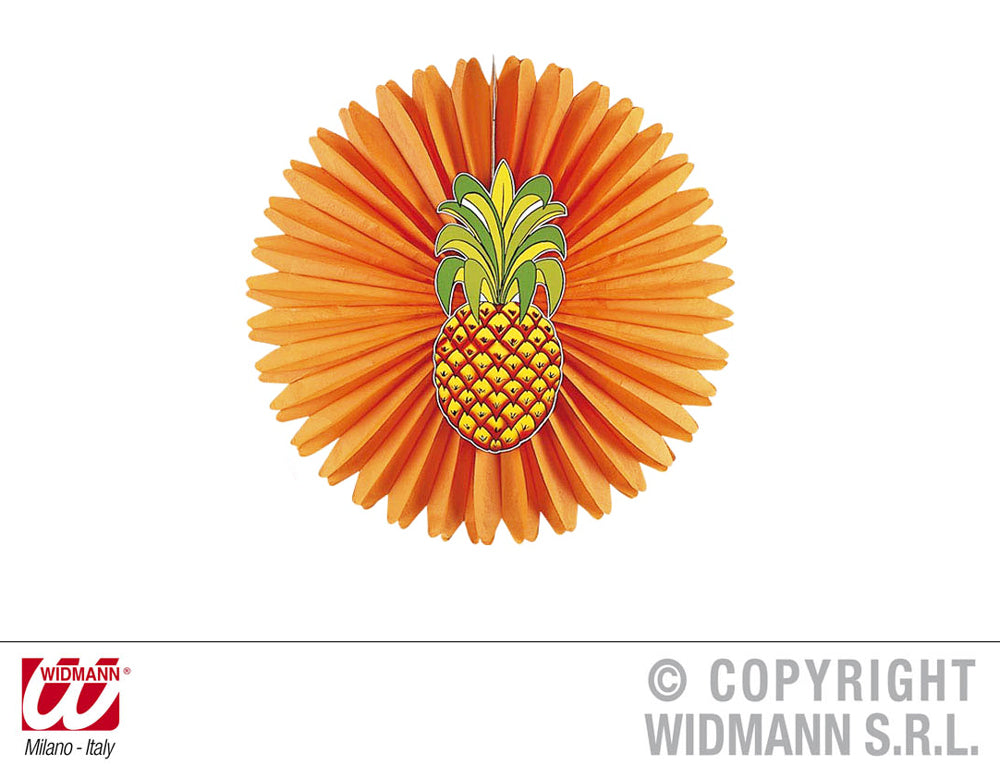 das-kost-mland-hawaii-aloha-rosette-55-cm-gelb-papierdeko image 4