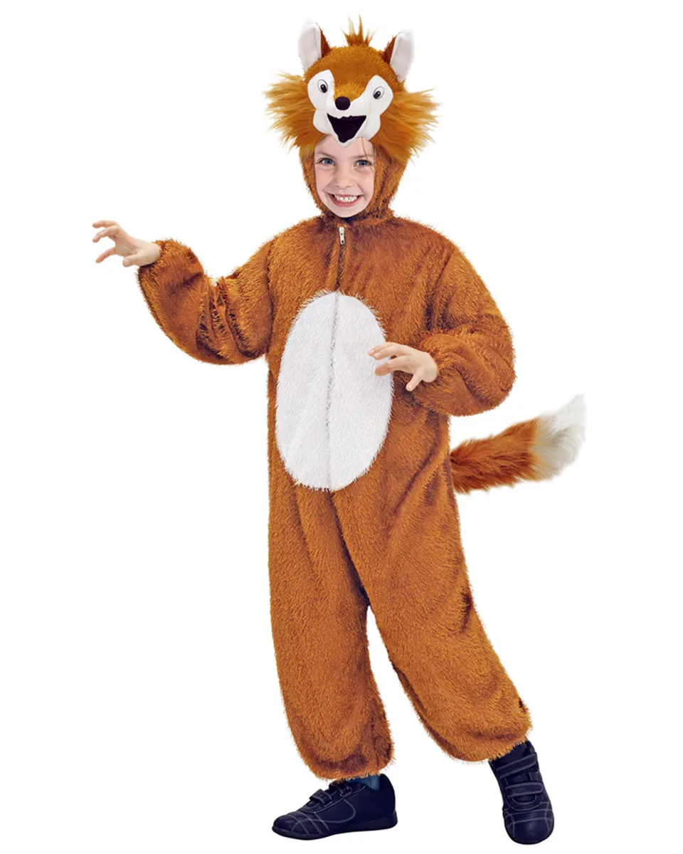 das-kost-mland-6548-fuchs-tierkost-m-kinder-overall-mit-kapuze image 1