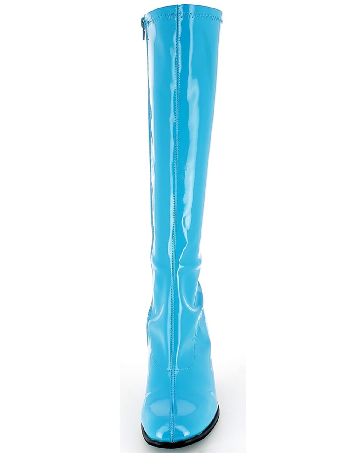das-kost-mland-gogo-retro-lackstiefel-damen-t-rkis-schmal image 3