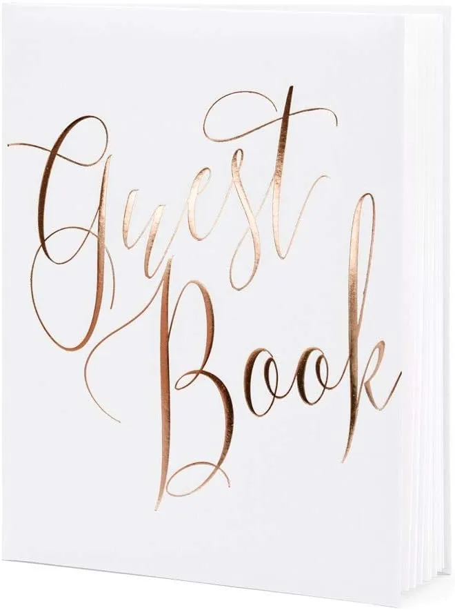g-stebuch-wei-gold-schrift-22-seiten-20x24-5cm image 1
