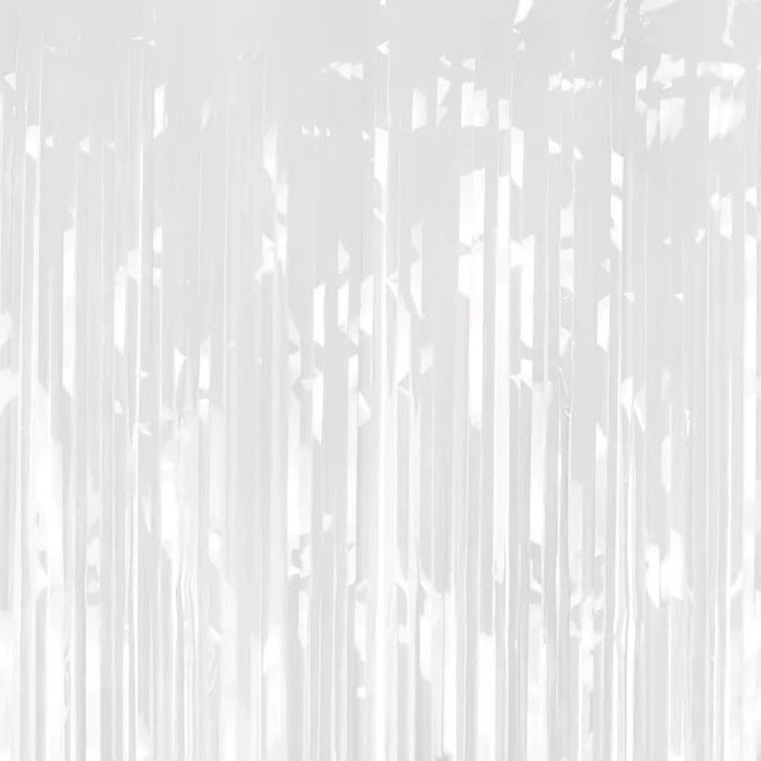das-kost-mland-dekorationen-t-rvorhang-lametta-wei-100x200cm image 1