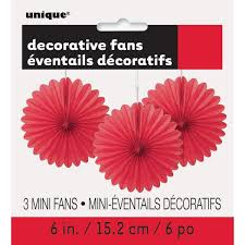 das-kost-mland-dekof-cher-uni-papierf-cher-rot-15-cm-3-st-ck image 2