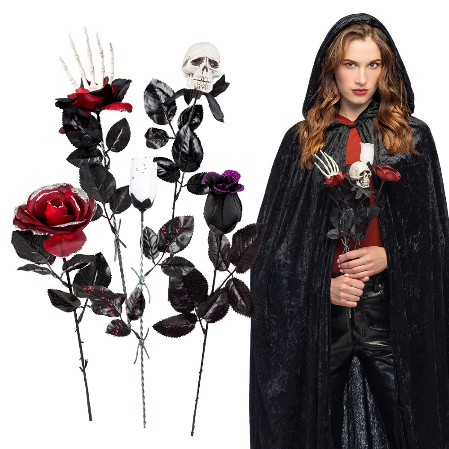 das-kost-mland-dekorationen-halloween-blume-kunstblume-45-cm image 1
