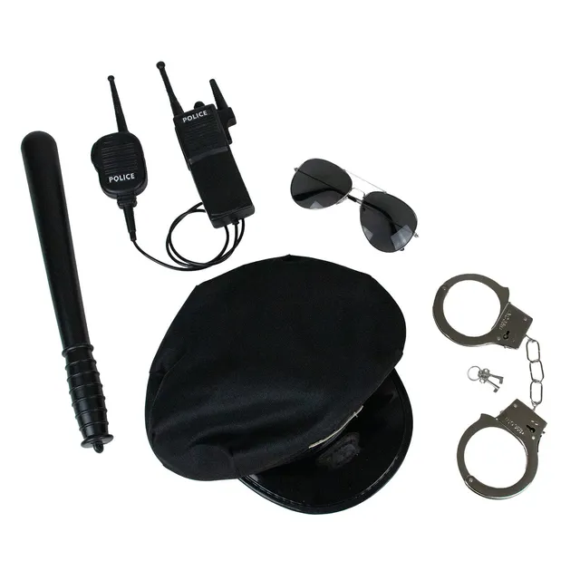 das-kost-mland-polizist-kost-m-set-5-tlg-herren-mit-zubeh-r image 1