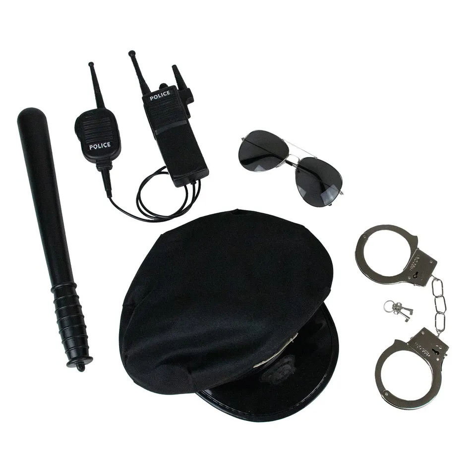 das-kost-mland-polizist-kost-m-set-5-tlg-herren-mit-zubeh-r image 1