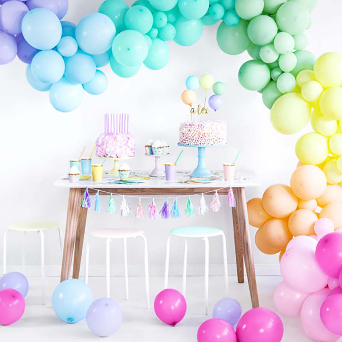 das-kost-mland-luftballons-pastell-rosa-30cm-50-stk image 3