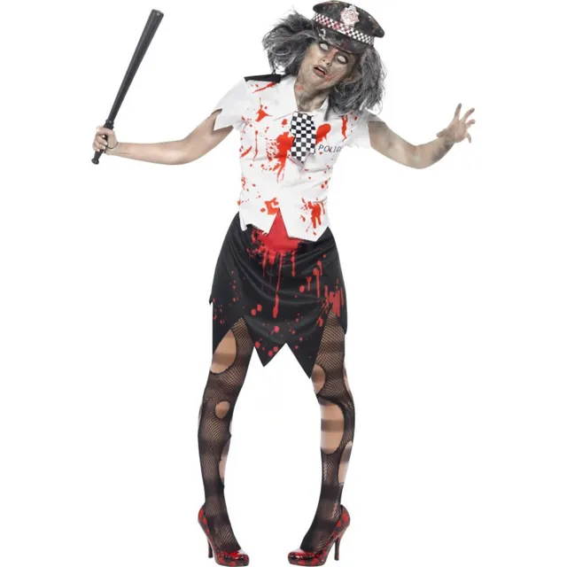 das-kost-mland-lady-zombie-polizistin-kost-m-gr-m image 1