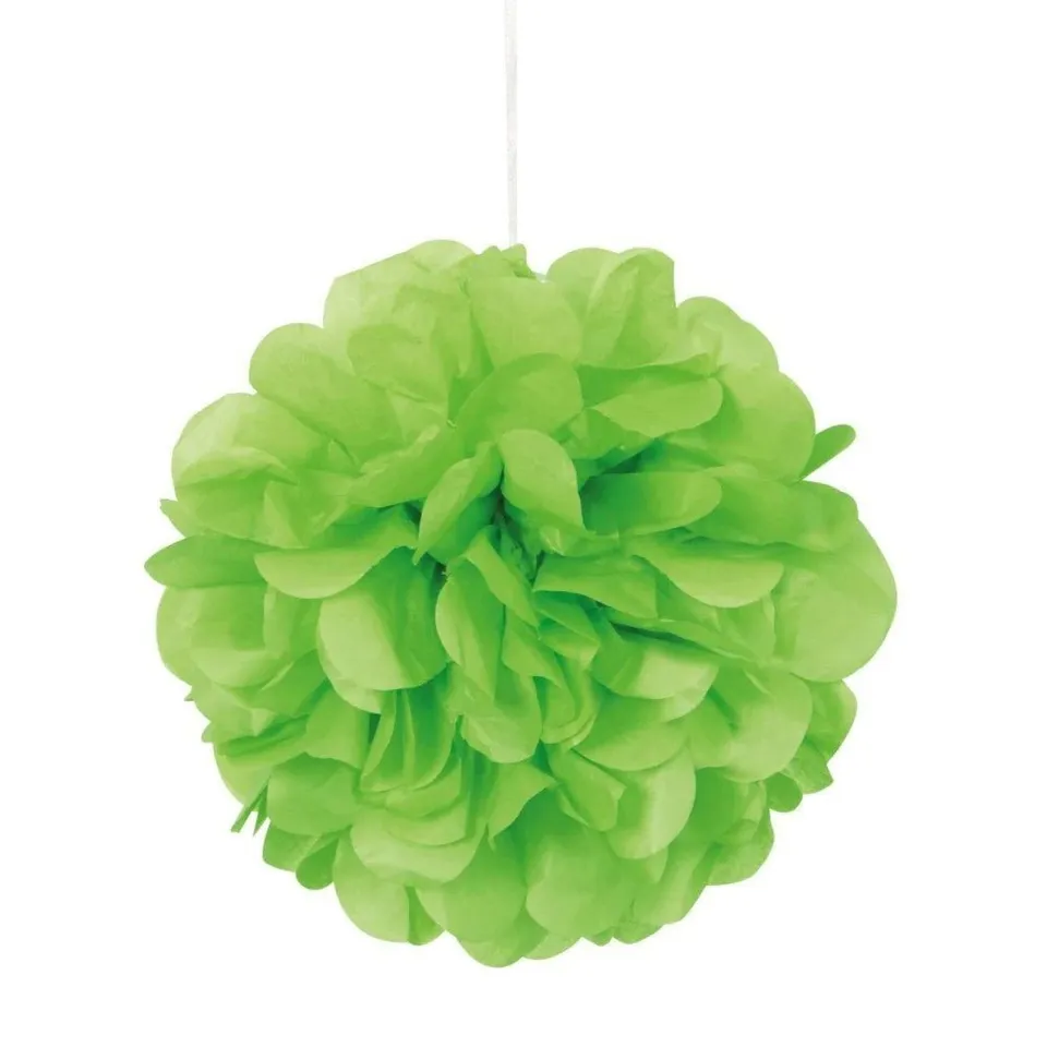 das-kost-mland-dekorationen-wabenball-fluffy-23cm-limettengr-n-3stk image 1
