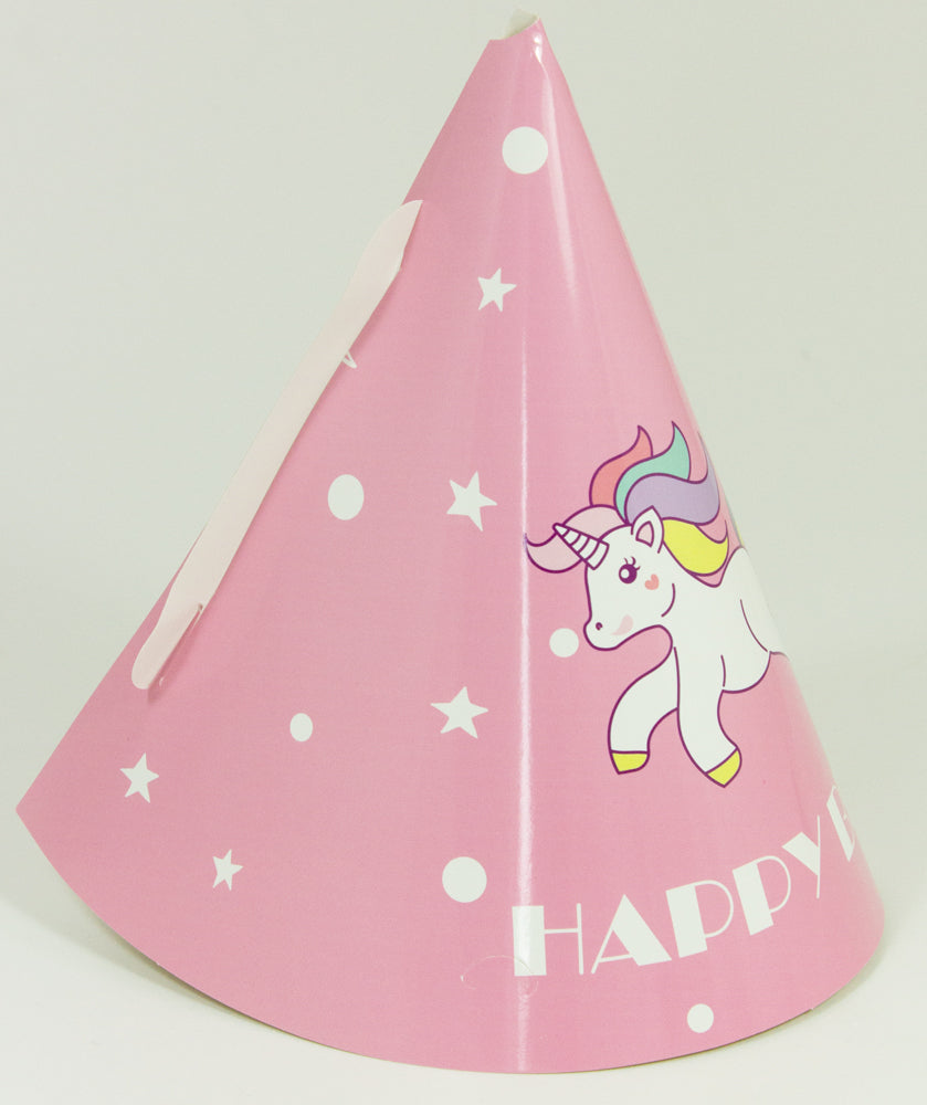 einhorn-partyh-te-10er-set-rosa-geburtstag-kinderparty image 2
