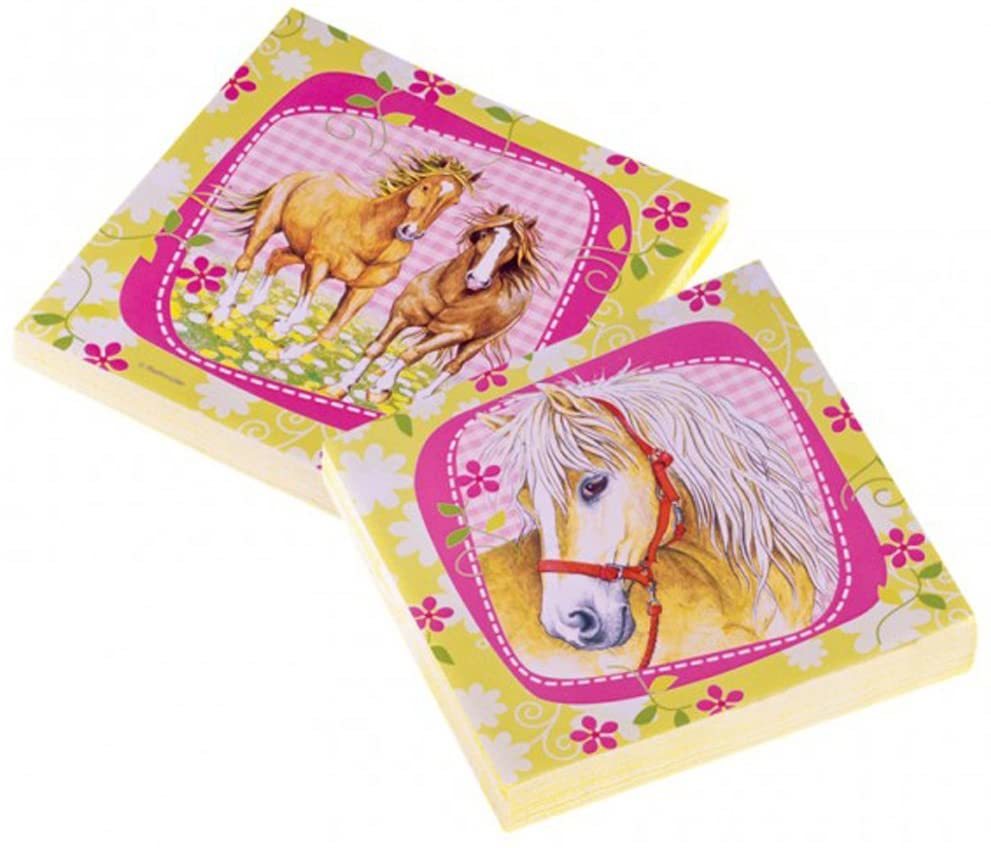 das-kost-mland-charming-horses-servietten-20-stk-pferde image 2