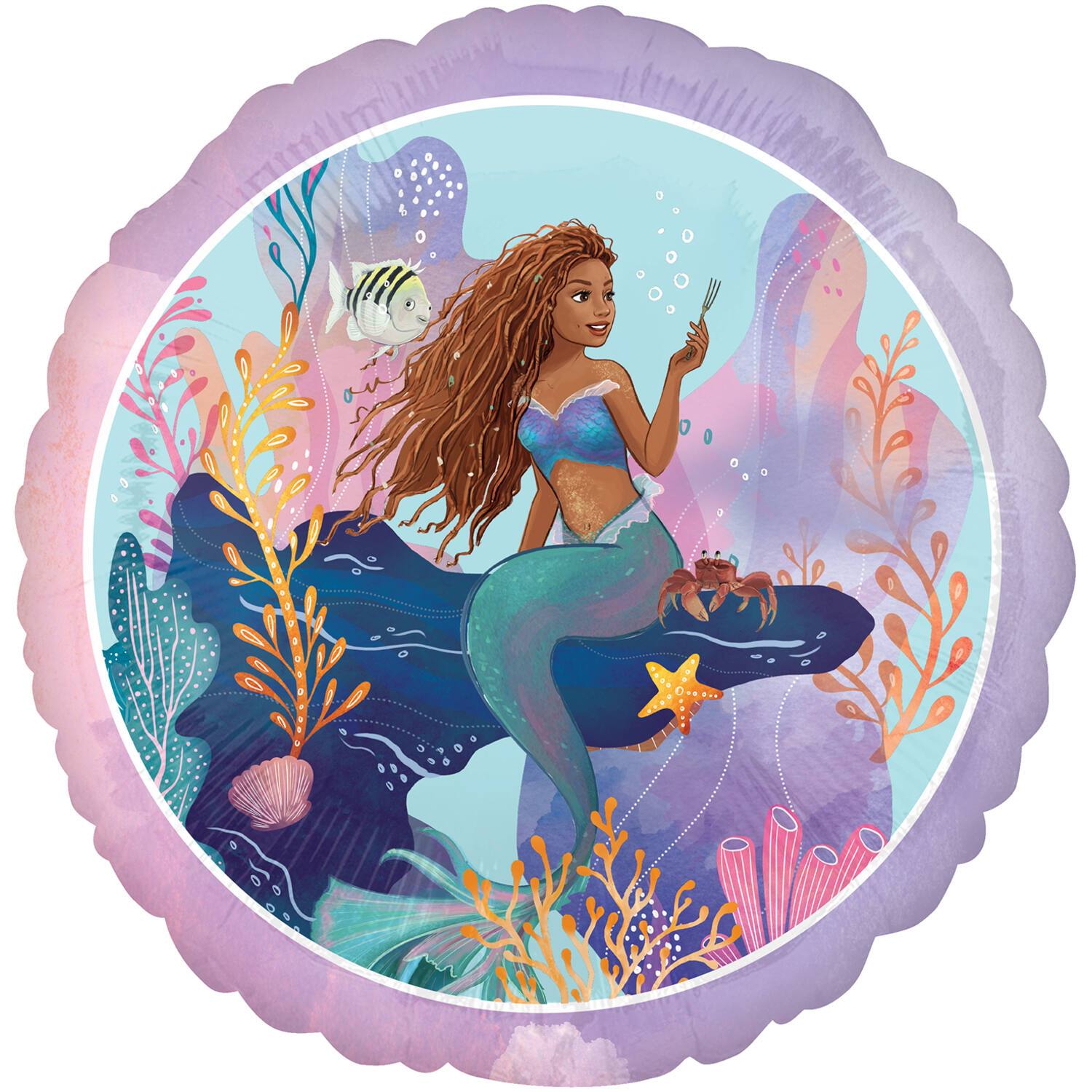 das-kost-mland-folienballon-little-mermaid-45cm image 1