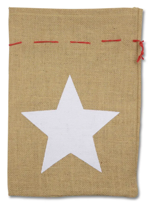 riffelmacher-nikolaus-jutesack-stern-25x35-cm-natur image 1