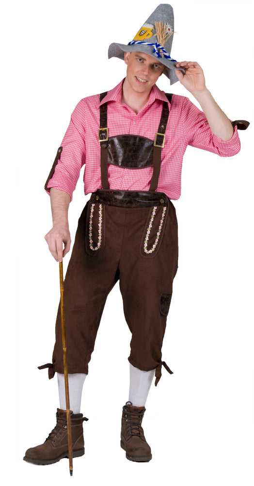 das-kost-mland-herren-tiroler-oktoberfest-lederhose-braun image 3