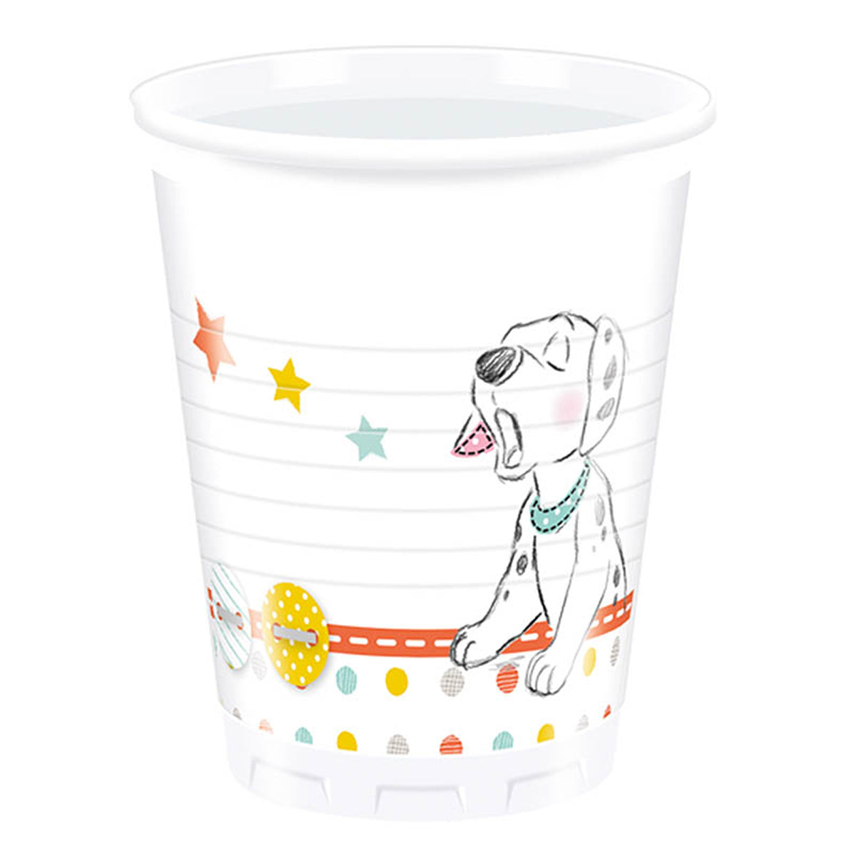 das-kost-mland-dekorationen-plastikbecher-baby-shower-200ml-8stk image 1