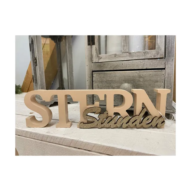 deko-schriftzug-sternstunden-holz-29x8cm-rosa-gold image 1