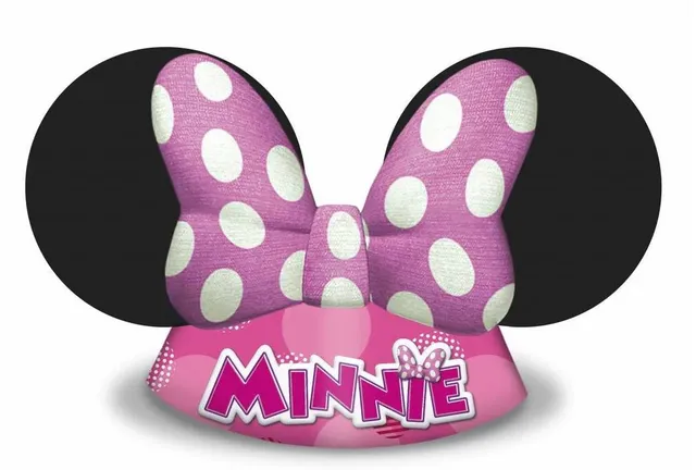 das-kost-mland-minnie-junior-partyhut-6stk-kindergeburtstag image 1