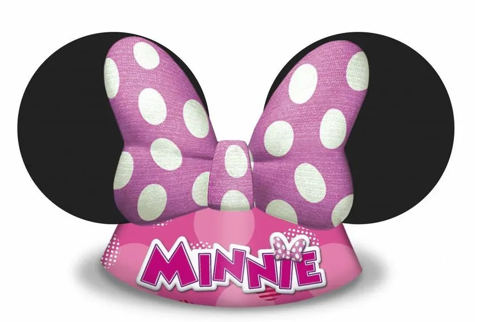 das-kost-mland-minnie-junior-partyhut-6stk-kindergeburtstag image 1