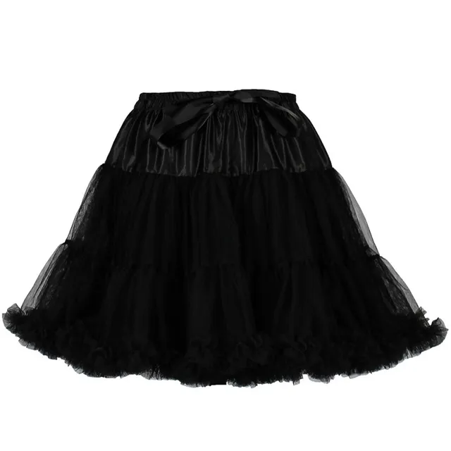 das-kost-mland-cabaret-petticoat-schwarz-damen-unterrock image 1