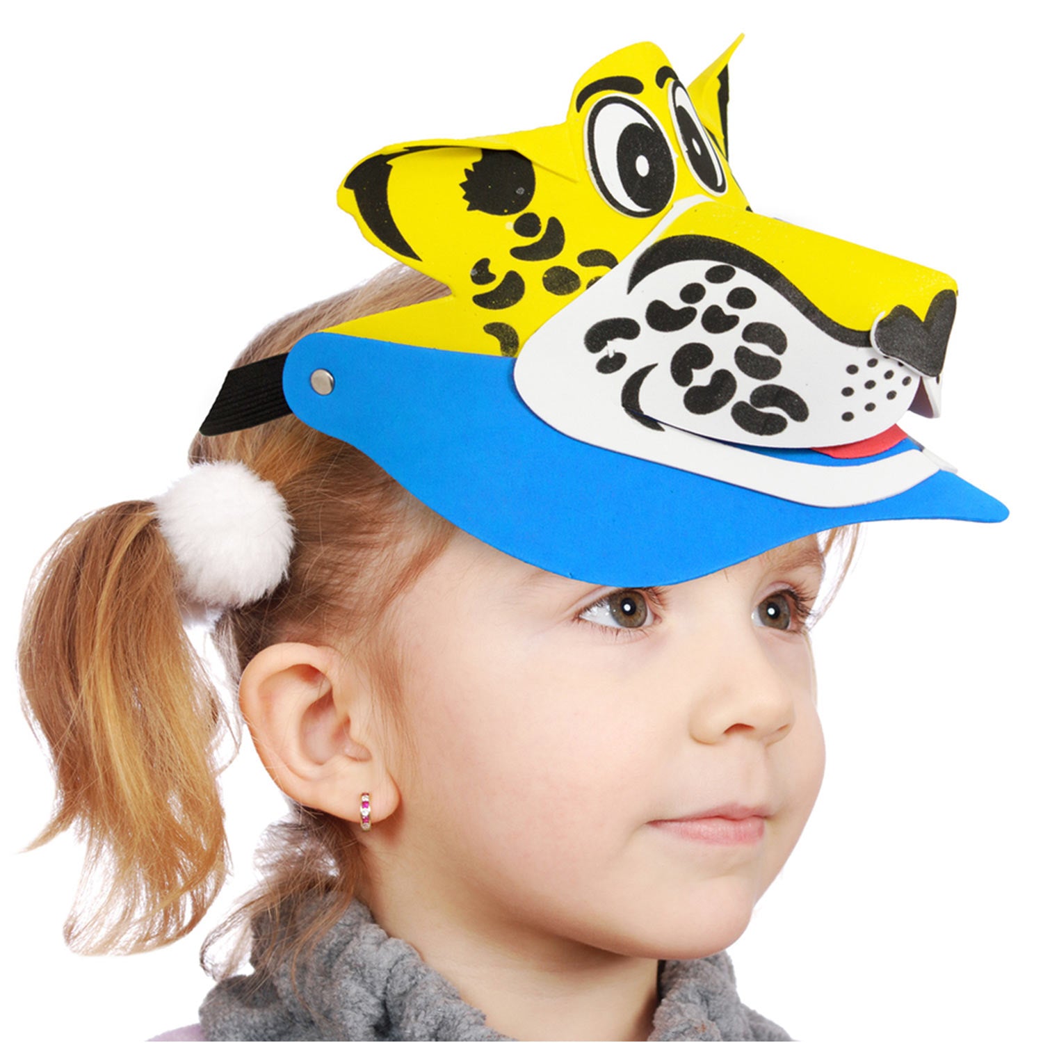 das-kost-mland-tier-kinderhut-schaumstoff-tiger-l-we-elefant image 4