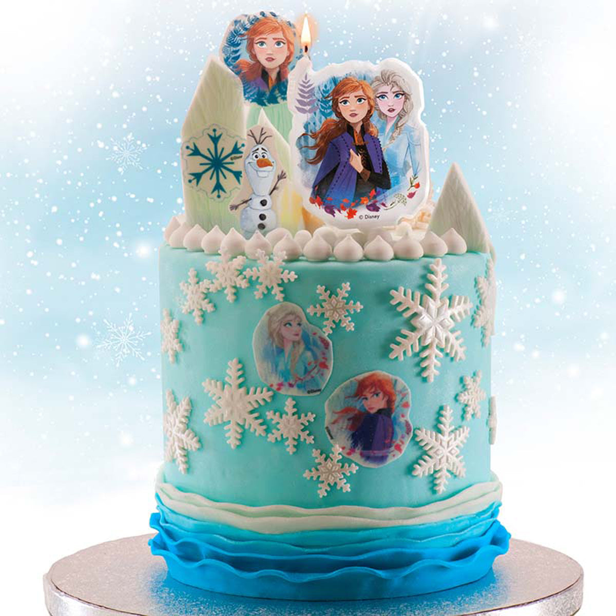 das-kost-mland-kerze-frozen-ii-7-5cm-geburtstagskerze image 2