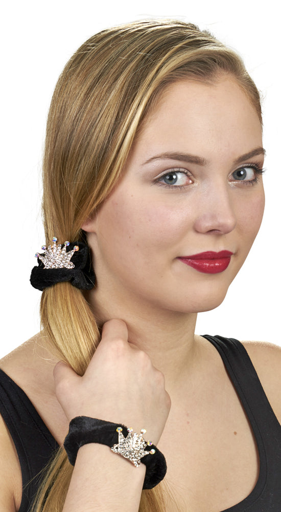samt-zopfband-mit-strass-krone-haarschmuck-prinzessin image 2