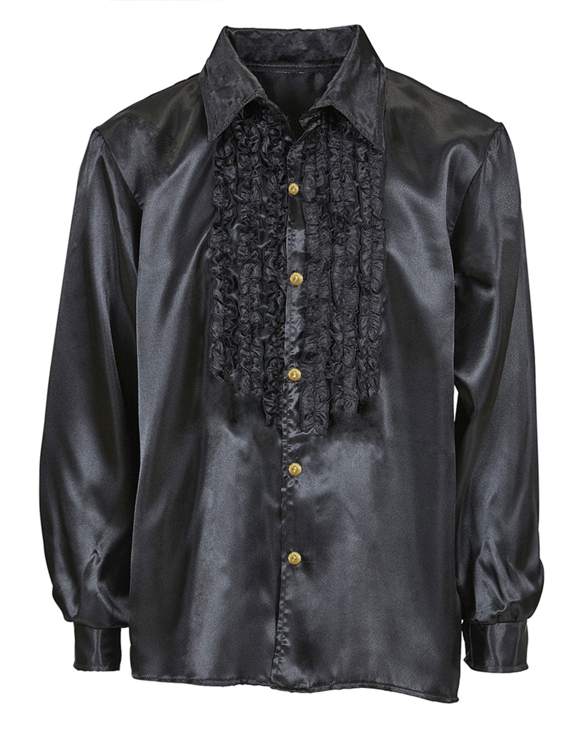 das-kost-mland-jungen-70er-satin-r-schenhemd-johnny-kinder-schwarz image 5