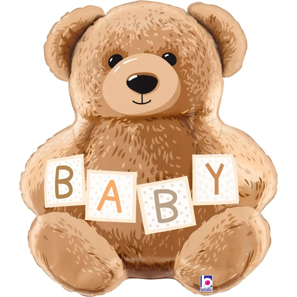 shape-folienballon-baby-teddy-b-r-61cm-helium-luft image 1