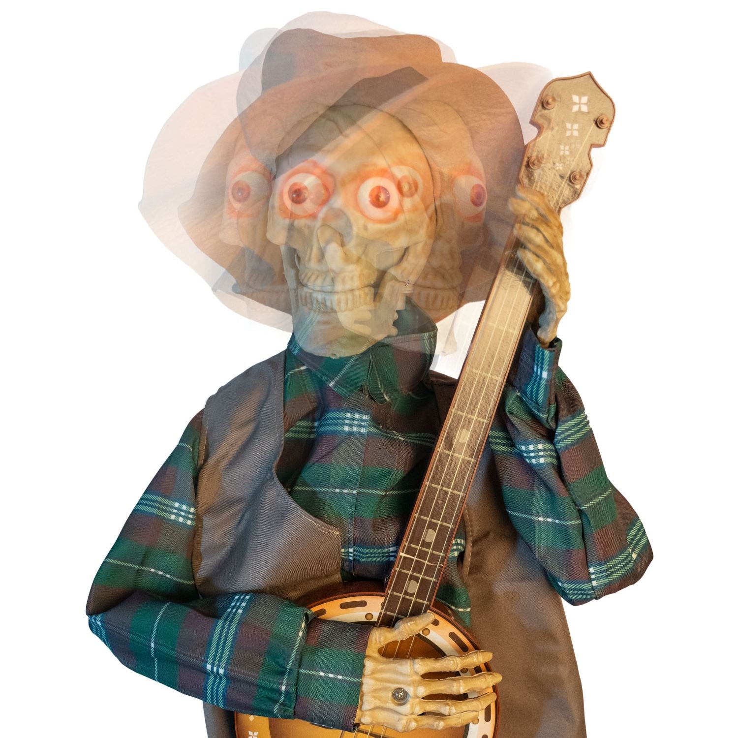 das-kost-mland-skelett-mit-banjo-animiert-98cm-halloween image 3