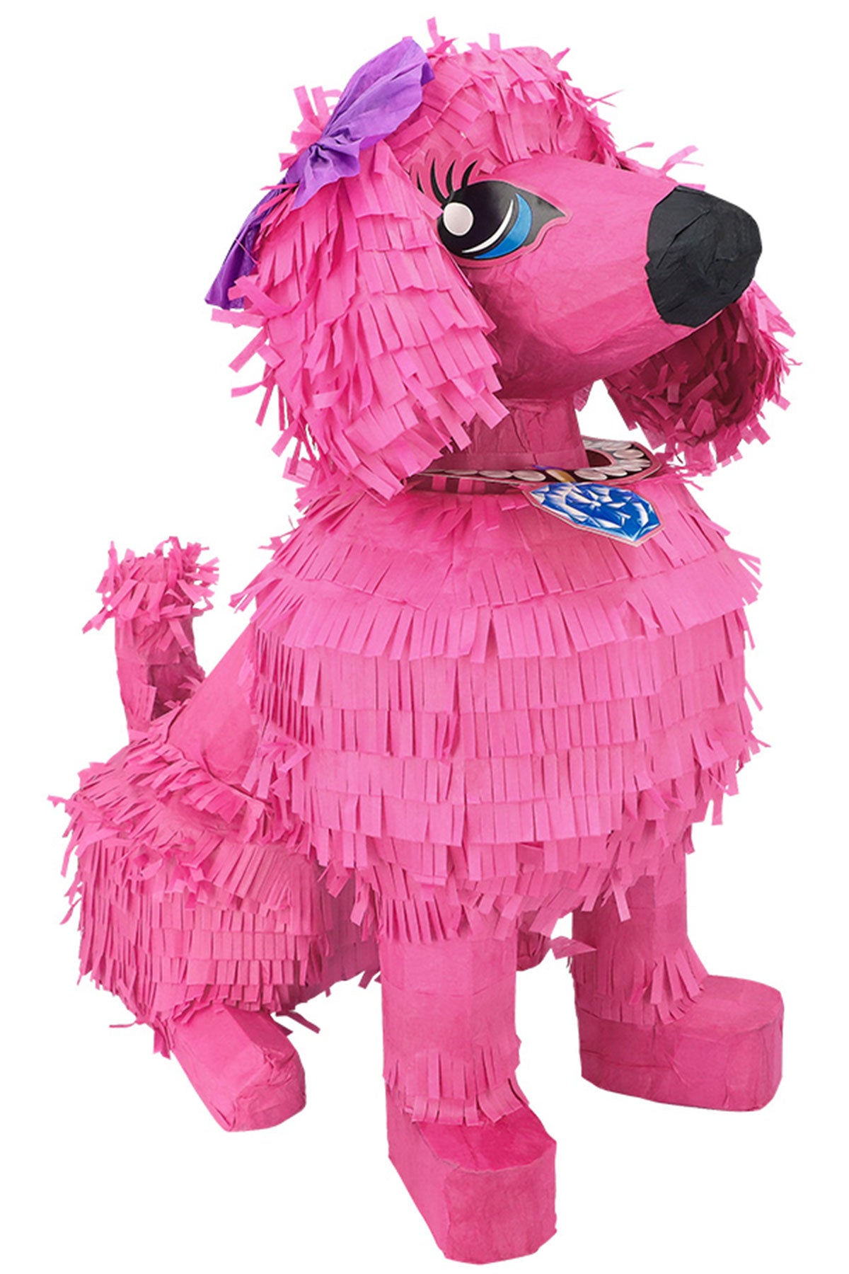das-kost-mland-pinata-rosa-pudel-45x24x38cm-zum-bef-llen image 1