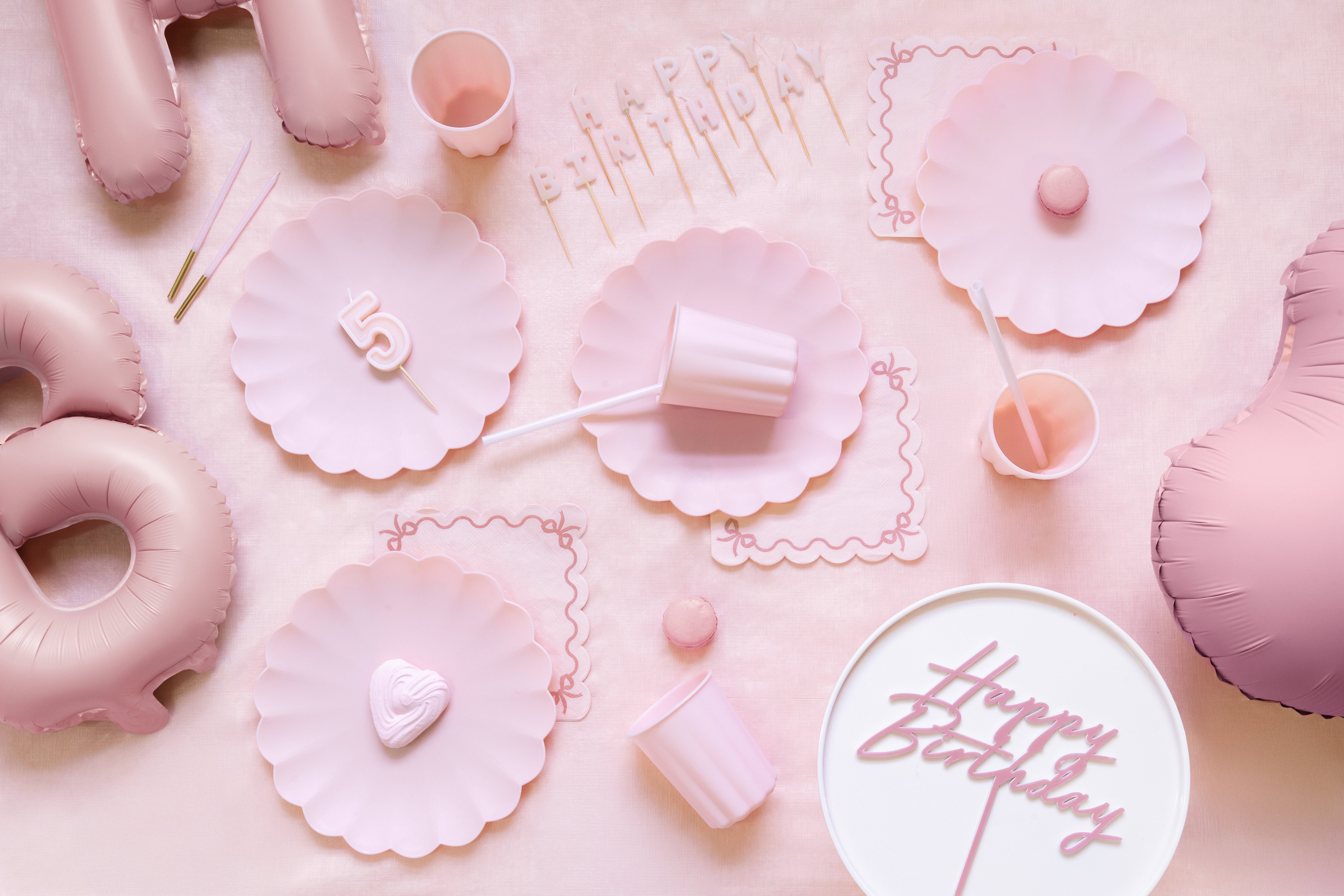 das-kost-mland-happy-birthday-geburtstagskerzen-rosa-13-stk image 2
