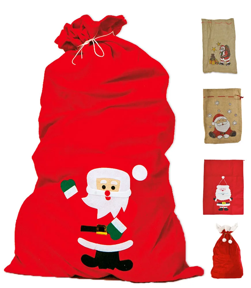 das-kost-mland-nikolaussack-merry-christmas-jutesack-80x50-cm-mit-zugband image 1