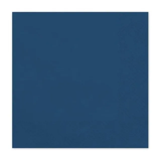 das-kost-mland-dekorationen-servietten-uni-dunkelblau-20-stk-33cm image 1
