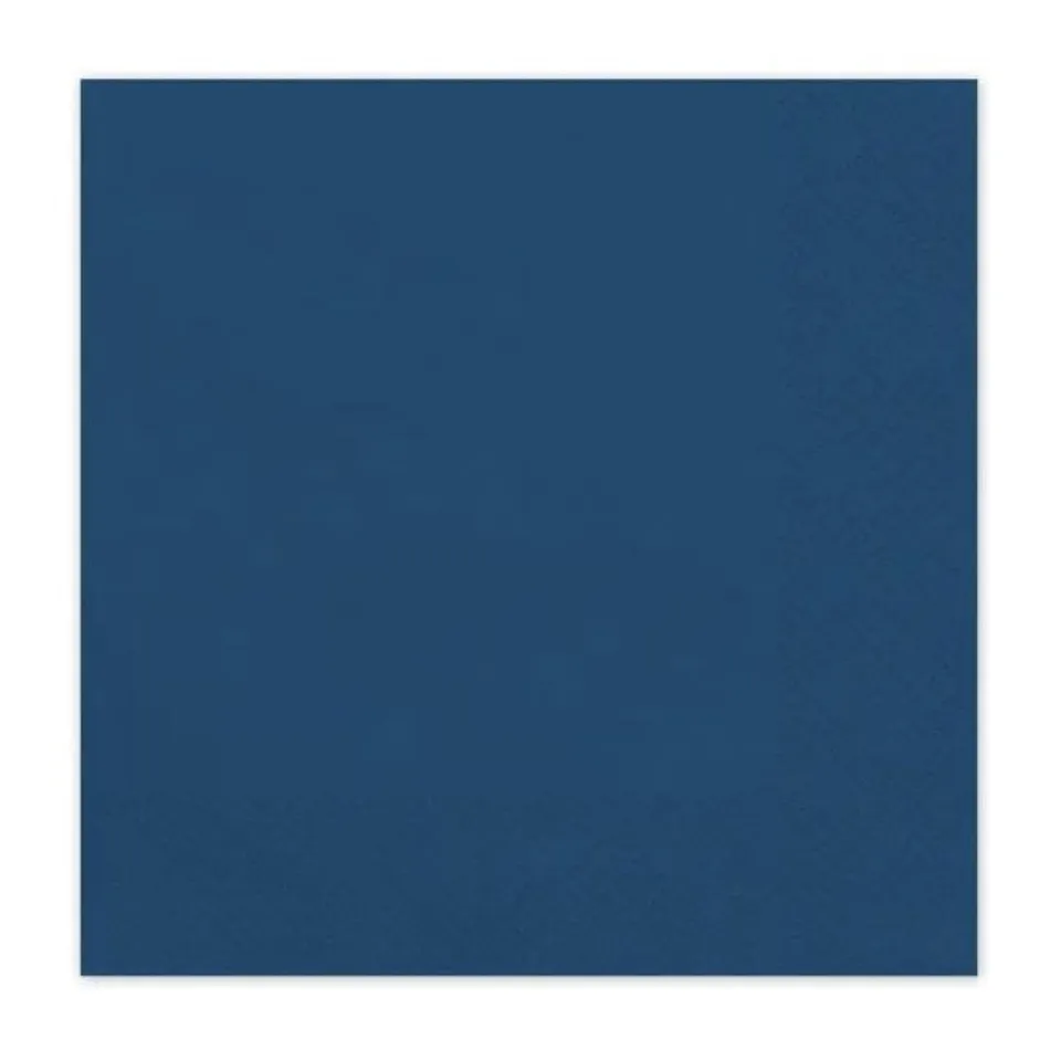 das-kost-mland-dekorationen-servietten-uni-dunkelblau-20-stk-33cm image 1