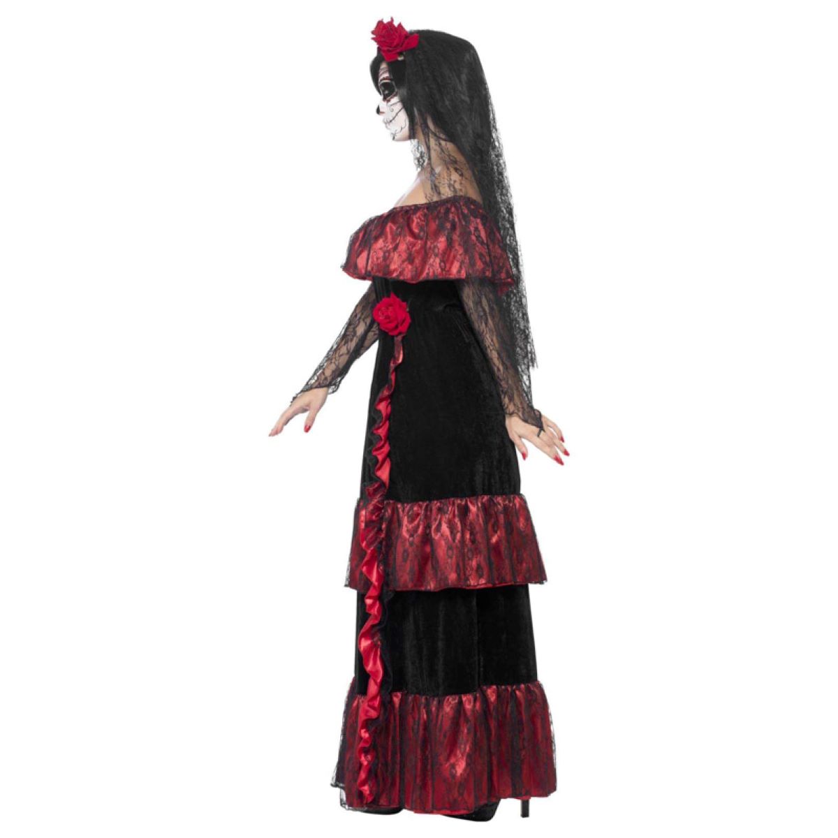 das-kost-mland-lady-day-of-the-dead-kost-m-samtrobe-damen-xxl image 3