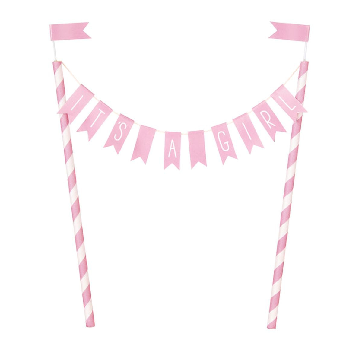 das-kost-mland-dekorationen-tortendeko-banner-it-s-a-girl-pink image 1