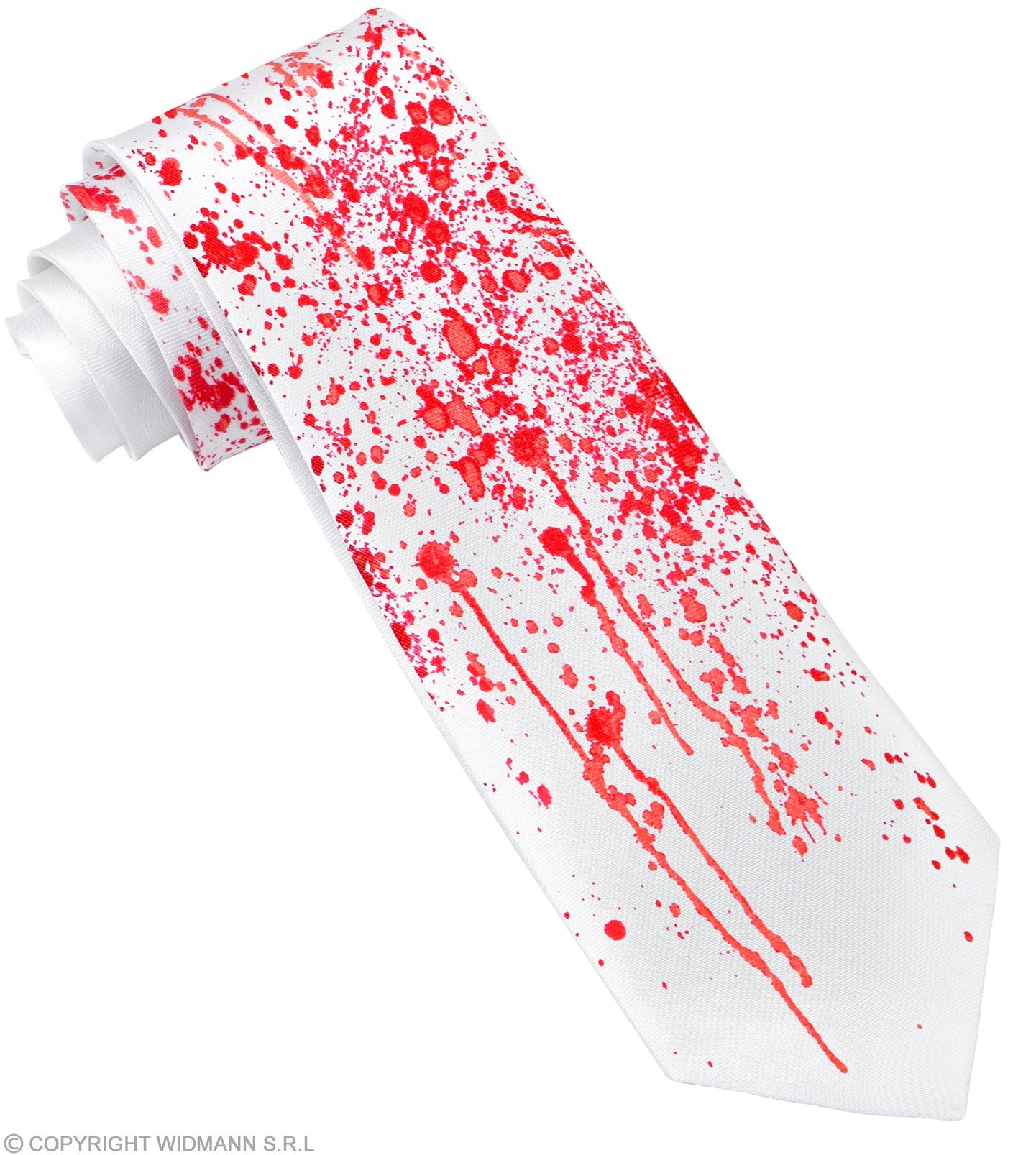 das-kost-mland-accessoires-blutverschmierte-krawatte-wei-rot image 1
