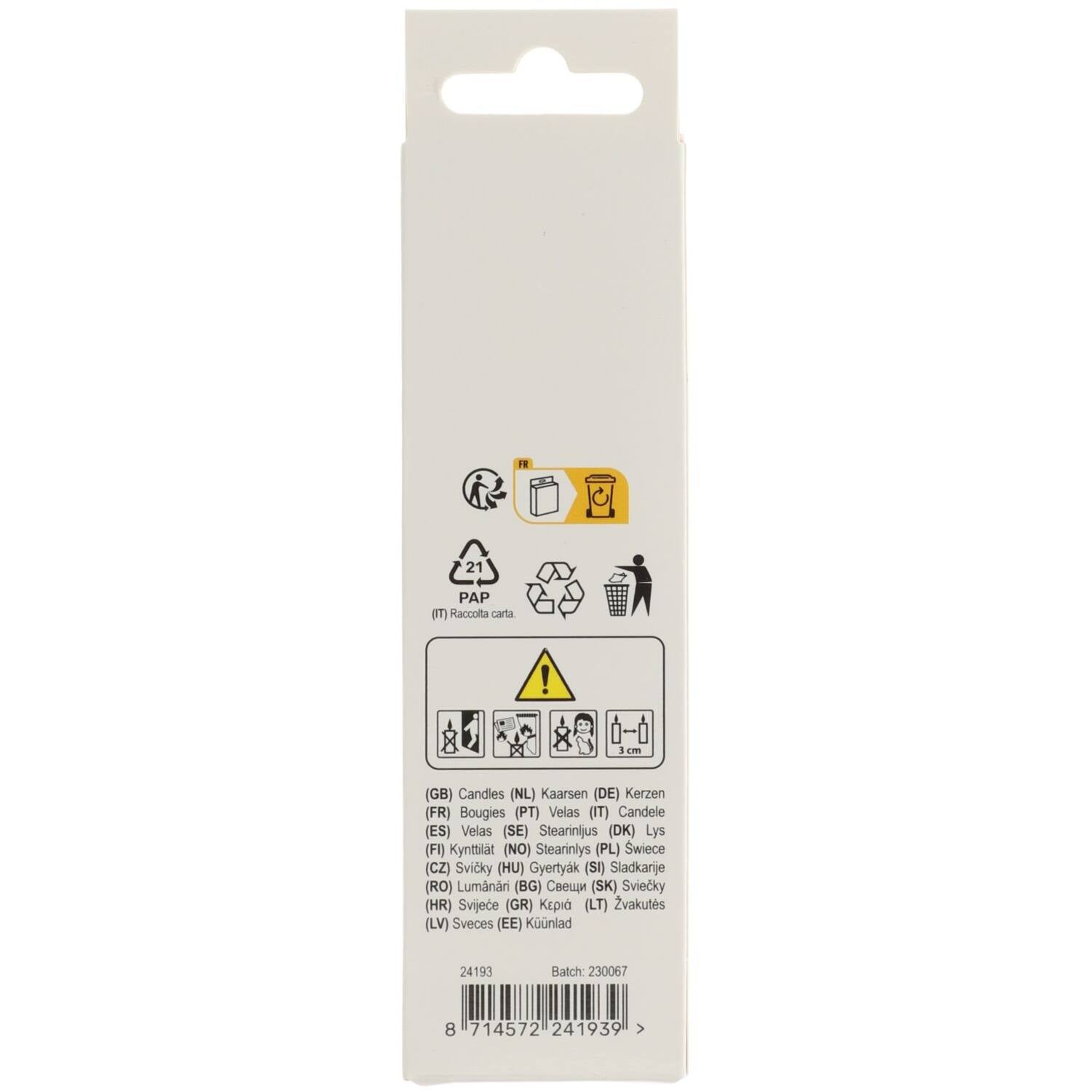 das-kost-mland-cozy-sprinkles-kerzen-10cm-24-stk-mehrfarbig image 3