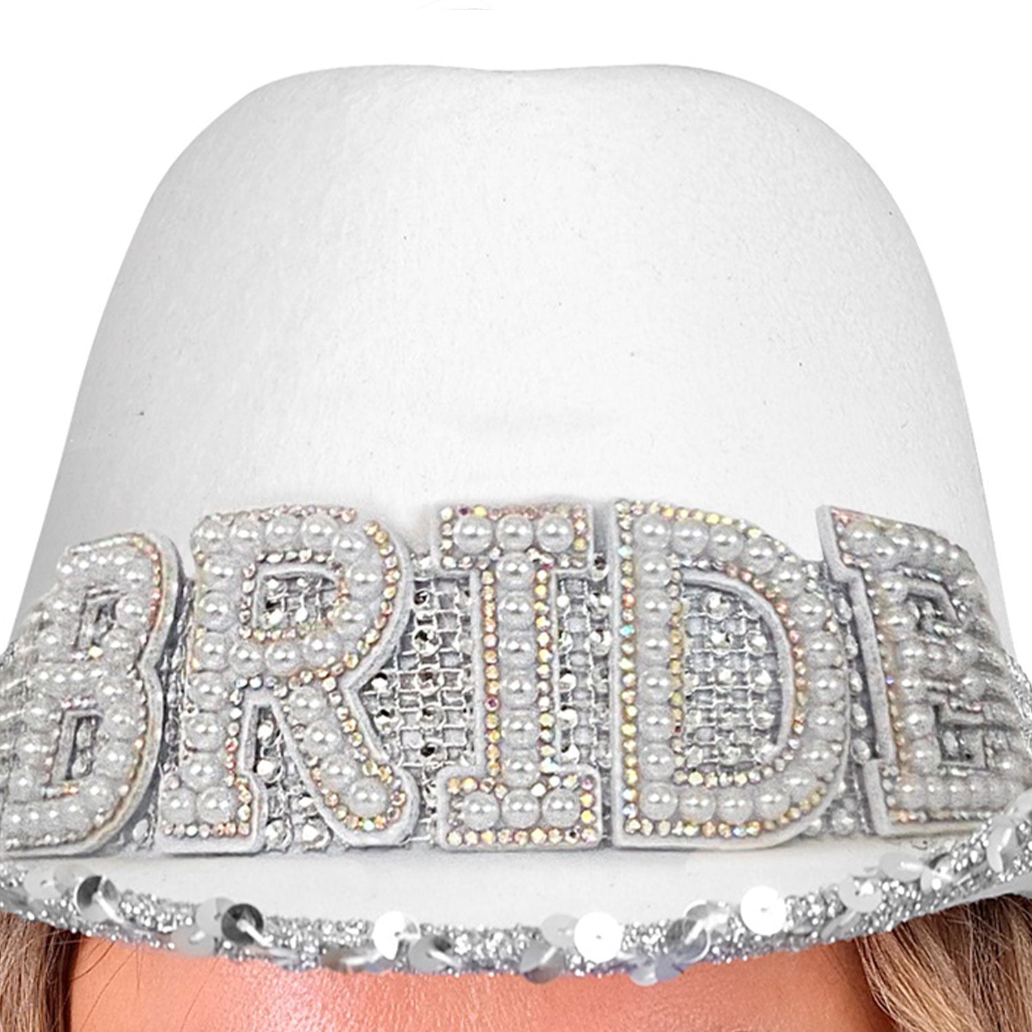 das-kost-mland-bride-strass-cowboyhut-wei-perlen image 5