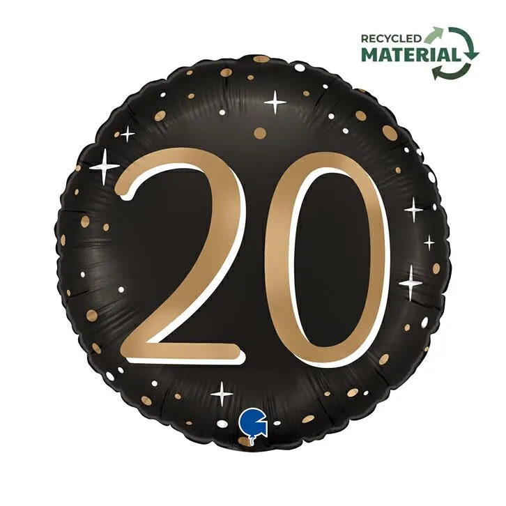 das-kost-mland-dekorationen-folienballon-sparkling-black-46cm-2 image 1