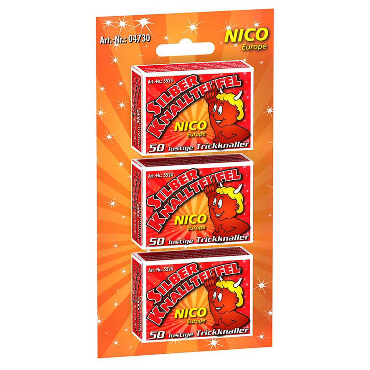 das-kost-mland-dekorationen-knallteufel-silber-3er-set-150-st-ck image 1