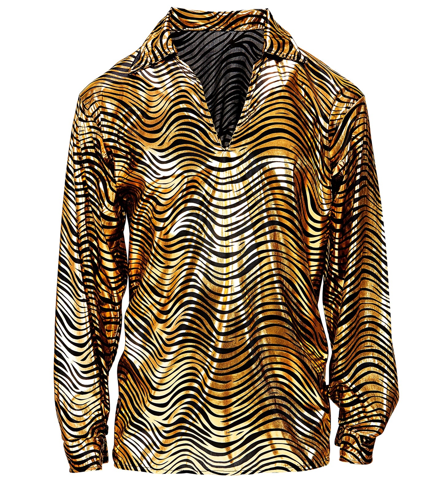 das-kost-mland-fever-disco-hemd-herren-m-l-gold-schwarz image 4