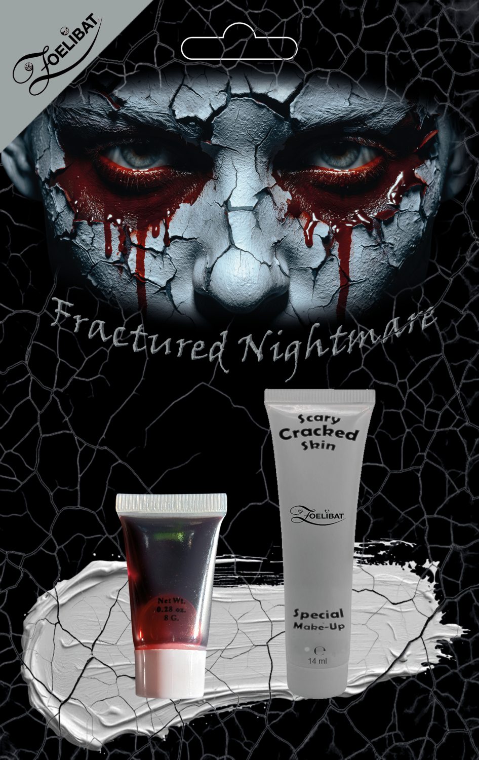 das-kost-mland-cracked-skin-set-grau-14ml-kunstblut-8g image 1