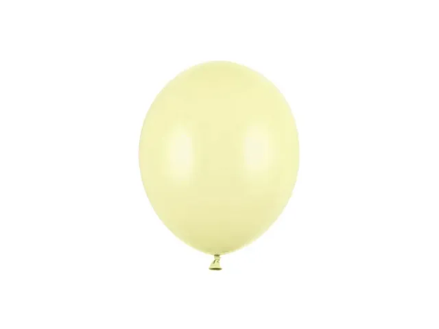 das-kost-mland-dekorationen-luftballons-uni-pastell-light-yellow-100stk image 1