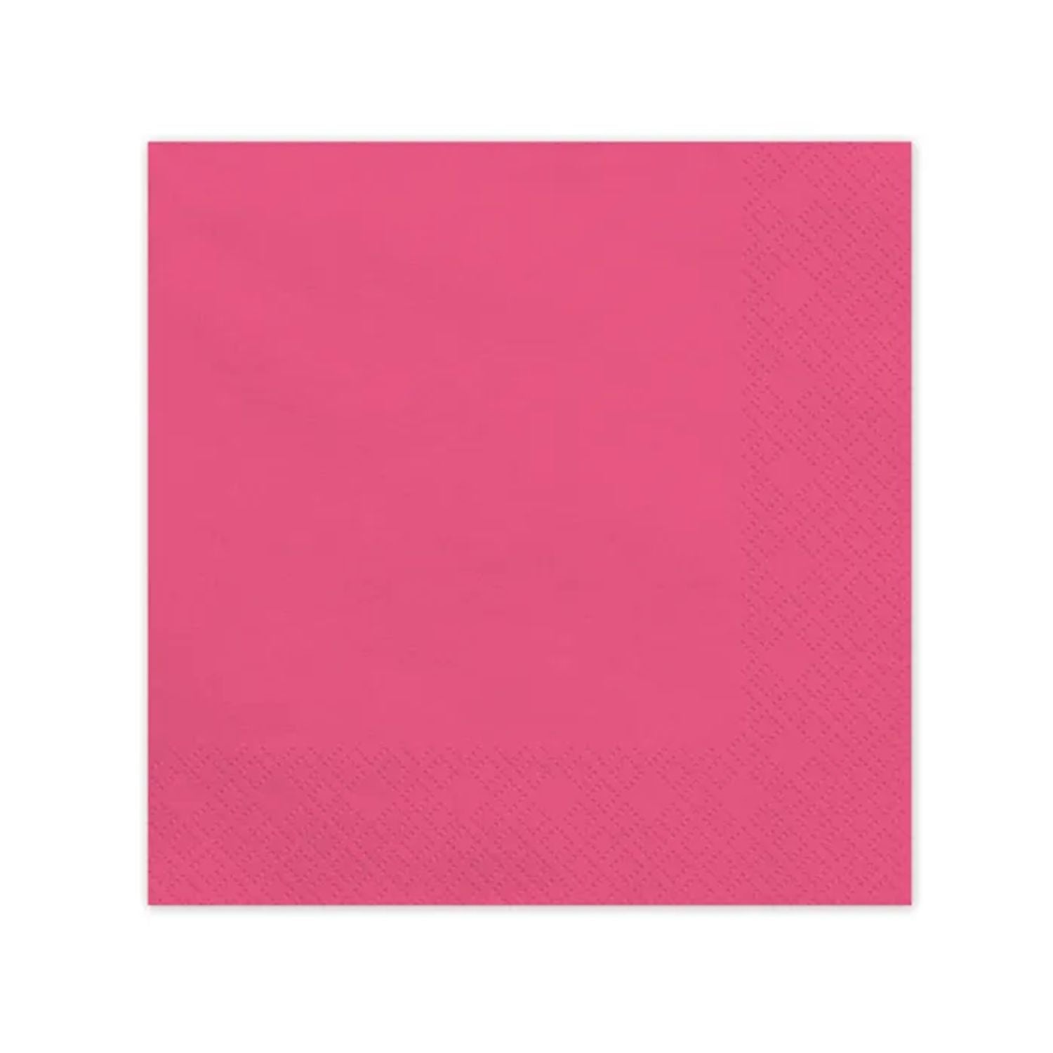 das-kost-mland-uni-servietten-papierservietten-pink-20-st-ck-33cm image 1