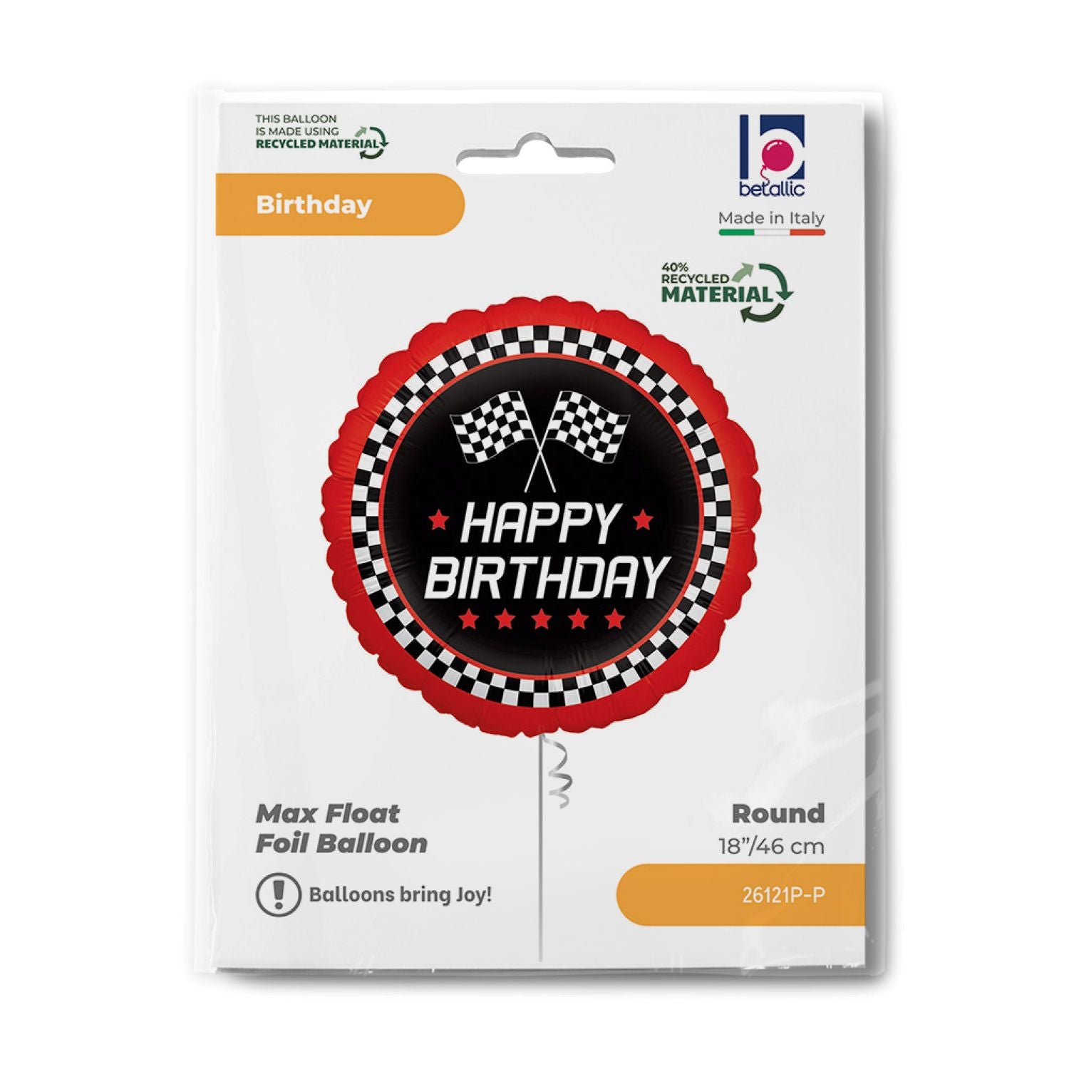 das-kost-mland-folienballon-happy-birthday-zielflagge-46cm image 2