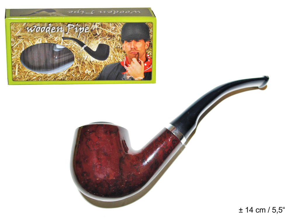 das-kost-mland-detektiv-pfeife-kost-mzubeh-r-braun-14cm image 1
