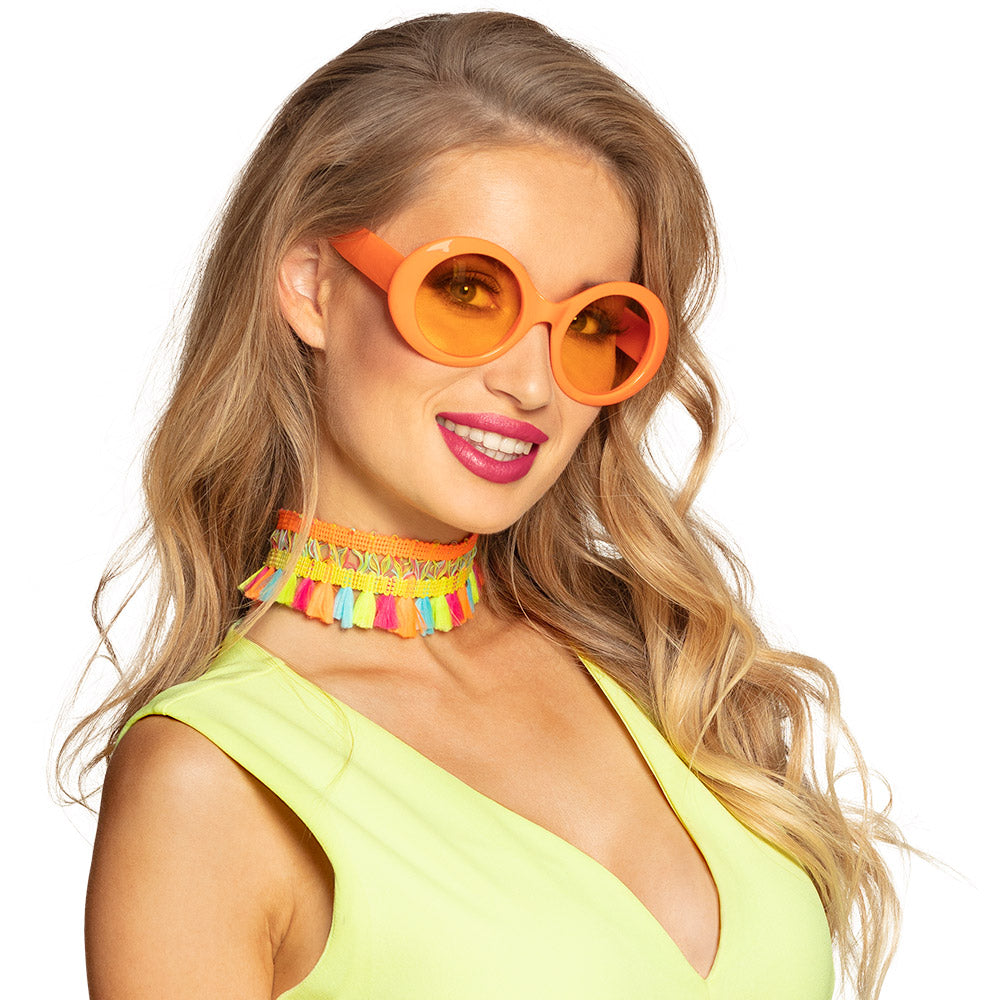 das-kost-mland-accessoires-retro-partybrille-jackie-neonbrille-pink image 4