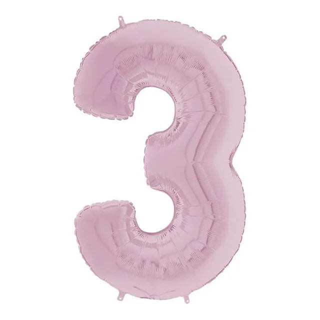 das-kost-mland-dekorationen-riesenzahl-folienballon-3-pink-66cm image 1