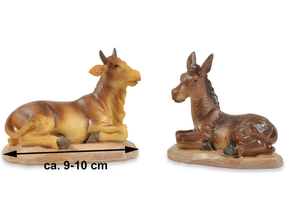 riffelmacher-dekorationen-krippentiere-ochs-esel-9-10cm-2er-set image 2